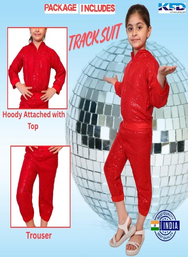 كاكو فانسي دريسيس زي رقص جماعي للأطفال من كاكو - أحمر، 7-8 سنوات، للجنسين - Image 3